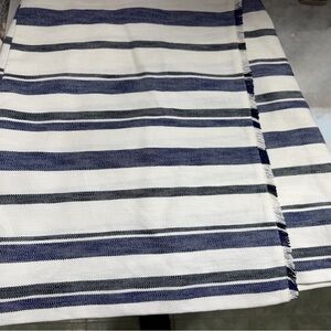 LOFT Striped Wrap Skirt
